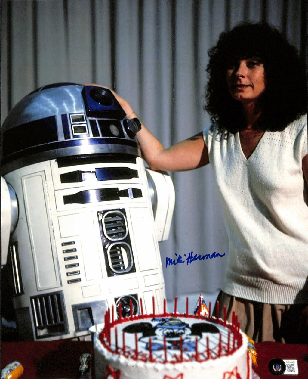 Miki Herman Original ILM Signed 11x14 Star Wars Photo Beckett0
