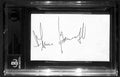 Anne Bancroft The Graduate Signed 3x5 Index Card Beckett Auto0