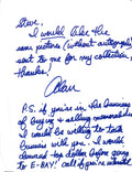 Alan Rubin "Mr Fabulous" The Blues Brothers Rare Signed Letter BECKETT0