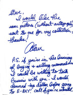 Alan Rubin "Mr Fabulous" The Blues Brothers Rare Signed Letter BECKETT0