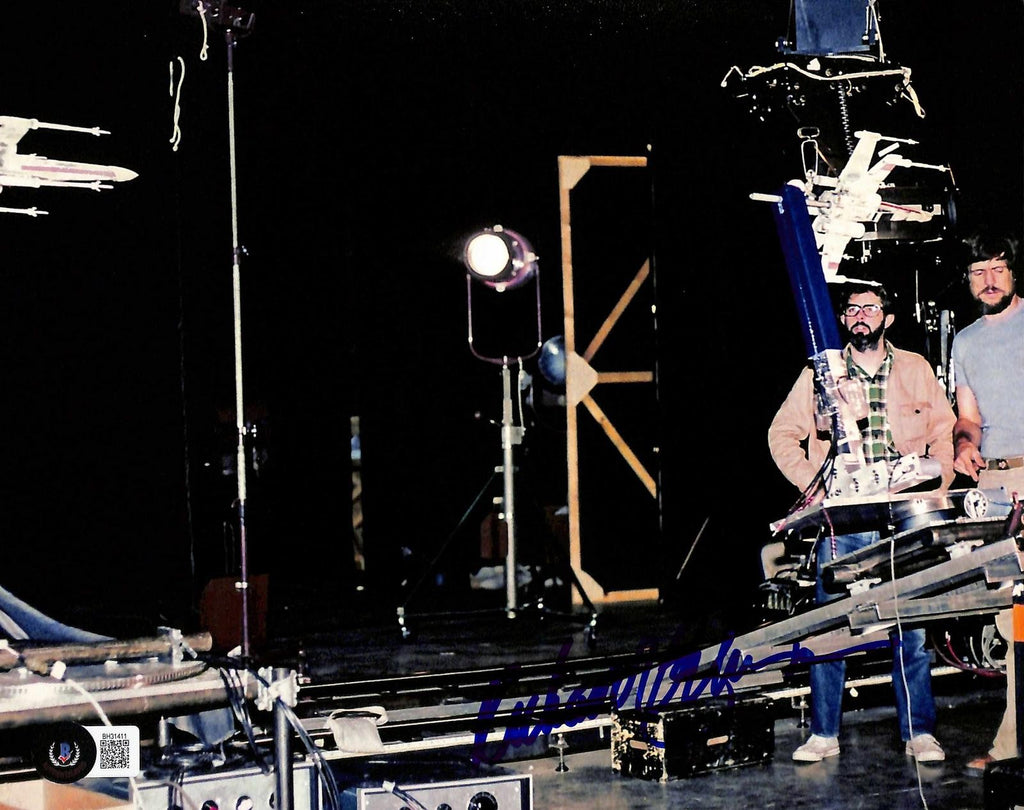 Richard Edlund Signed Star Wars ILM 8x10 Behind-the-Scenes Photo Beckett0