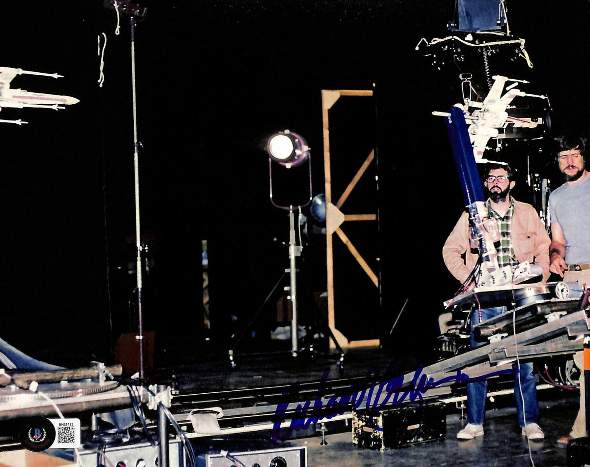 Richard Edlund Signed Star Wars ILM 8x10 Behind-the-Scenes Photo Beckett0
