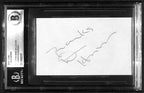 Dennis Hopper Signed 3x5 Index Card BECKETT0