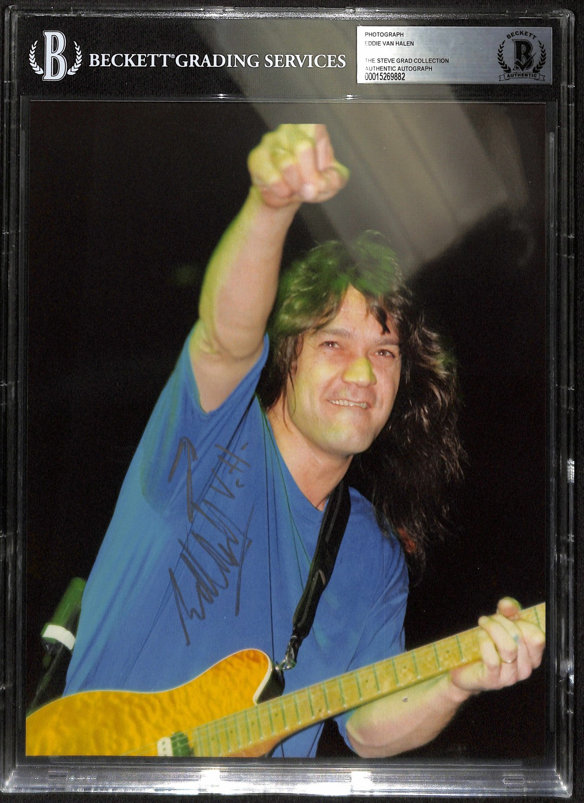 Eddie Van Halen Signed 8x10 Photograph BECKETT0