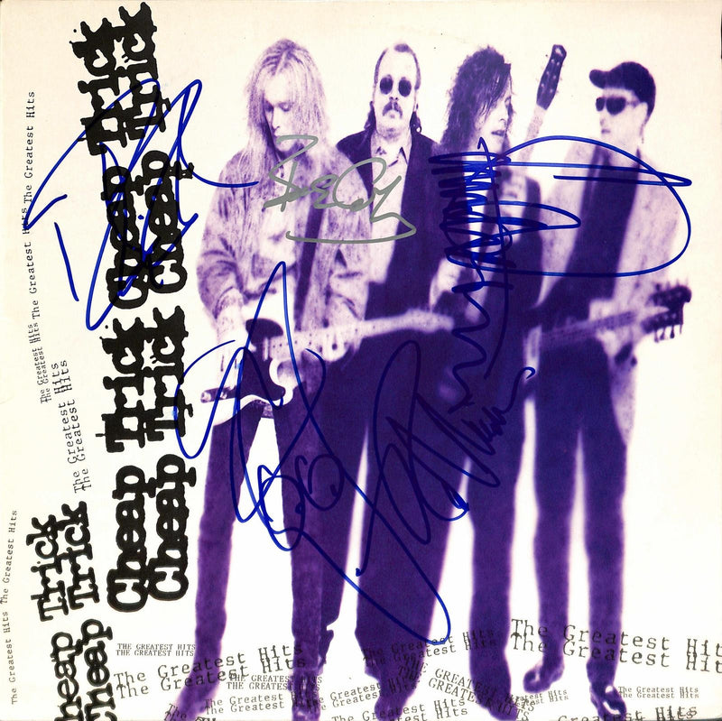 Cheap Trick Signed 'The Greatest Hits' Album Original Band BECKETT LOA0