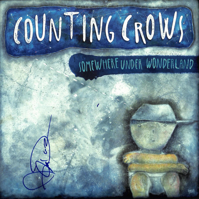 Adam Duritz Signed Counting Crows 'Somewhere Under Wonderland' Album Beckett0