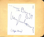 Vaughn Monroe Bandleader Signed Autograph Cut on Album Page BECKETT0