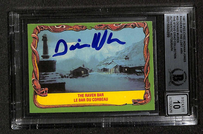 Dennis Muren Signed Raiders of the Lost Ark Card Beckett Auto 100