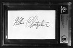 William Christopher Mash Signed 3x5 Index Card Beckett Autograph0