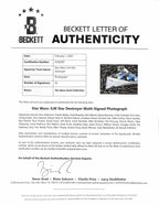 Star Wars ILM Star Destroyer Multi-Signed 8x10 Photo 39 Sigs! BECKETT1