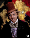 Gene Wilder Signed Willy Wonka Photograph 11x14 Beckett Authentication0