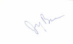 Jerry Brown Former California Governor Signed Index Card Beckett0