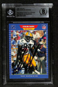 Sterling Sharpe Signed 1989 Pro Set Packers ROOKIE (RC) Card Beckett0