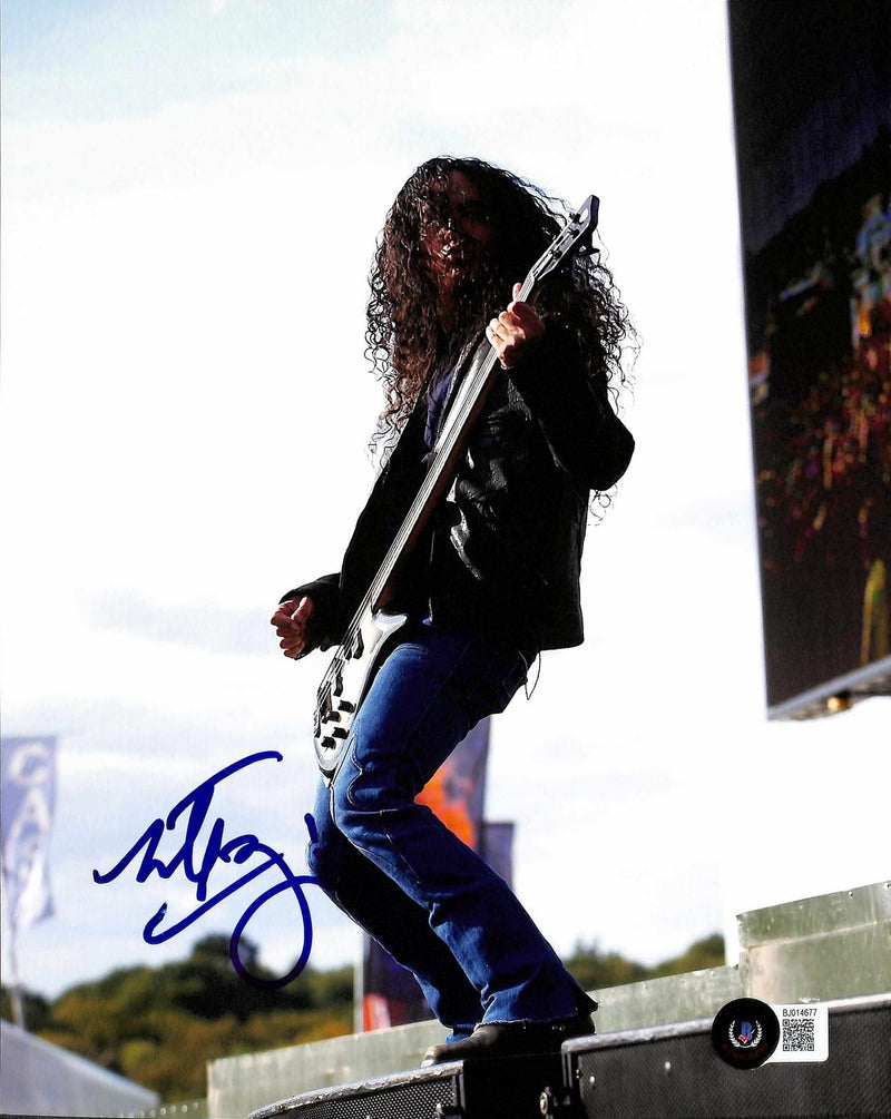 Mike Inez Signed Alice In Chains 8x10 Photograph Beckett Authenticated0