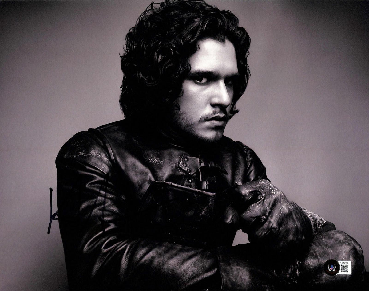 Kit Harington Signed Game of Thrones Photograph 11x14 BECKETT0