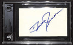 Bruce Jenner Signed 3x5 Index Card BECKETT0