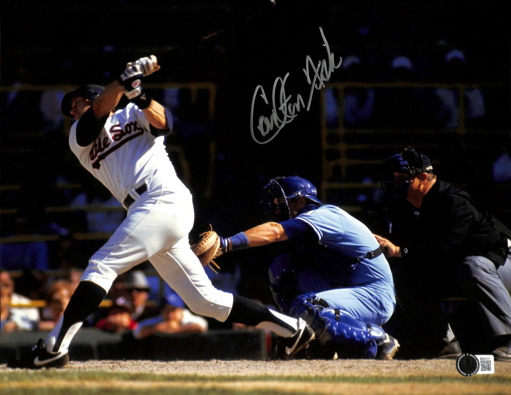 Carlton Fisk Signed Chicago White Sox 11x14 Photo Beckett Authenticated0