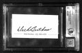 Dick Butkus Chicago Bears HOF Signed Cut Beckett Auto Grade 100