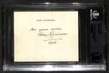 Alec Guinness Obi-Wan Kenobi Signed 1968 Autograph Index Card Beckett0