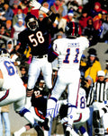Wilber Marshall Signed 1985 Chicago Bears 11x14 Photo Beckett Authenticated0