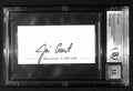 Jim Covert Chicago Bears HOF signed cut Beckett Auto Grade 100