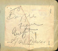 Gene Autry & Gail Davis Annie Oakley Signed Vintage Cut BECKETT0