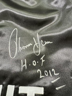 Thomas Hearns Signed "Hit Man" Boxing Trunks Insc "HOF 12" Beckett LOA1