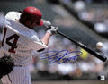 Paul Konerko Signed Baseball Swing 11x14 Photo Beckett Authenticated0