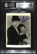 Sid Caesar & Imogene Coca Signed PIn-Person postcard Beckett Auto 100