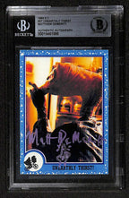 Matthew Demeritt Signed E.T. 1982 Topps Card #27 "Unearthly Thirst" BAS0