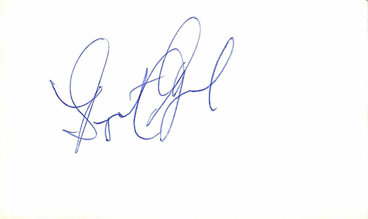 Bryant Gumbel Signed Index Card Beckett Authenticated0