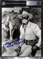 Clayton Moore Signed Lone Ranger 8x10 Photo Auto 10 BECKETT0