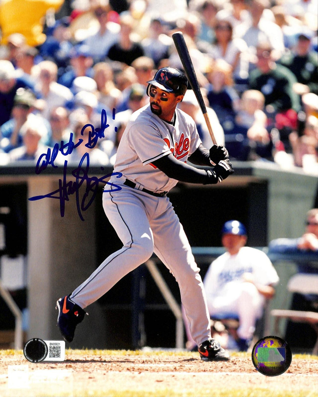 Harold Baines Signed Orioles HOF DH 8x10 Photo Beckett Authenticated0