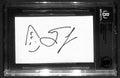 Jay Leno Signed Index Card Beckett Slab0