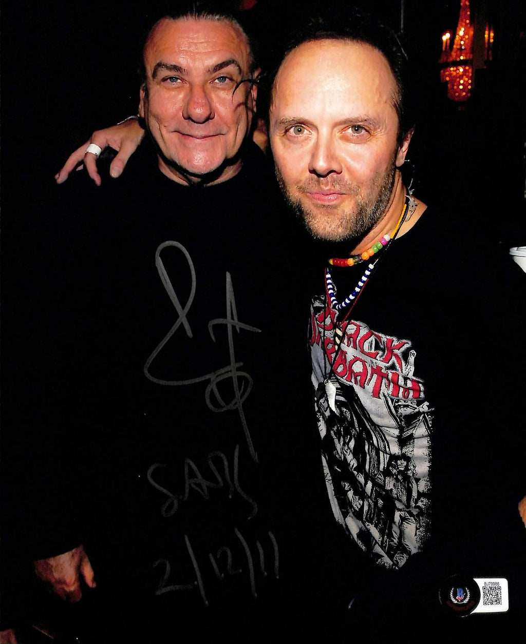 Bill Ward OG Black Sabbath Drummer Signed Photograph 8x10 Beckett0