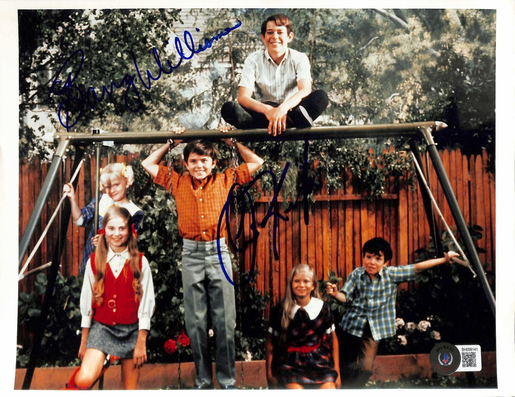 Barry Williams & Christopher Knight Brady Bunch Signed 8x10 Photo Beckett0