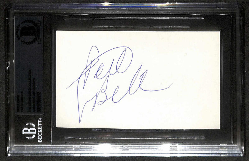 Patti LaBelle Signed Index Card Beckett Slabbed Autograph0