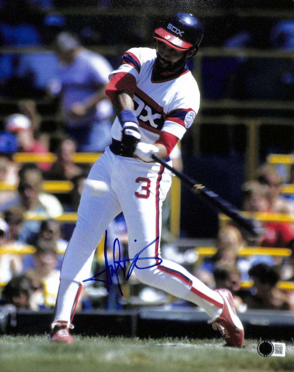 Harold Baines Signed Chicago White Sox 11x14 Photo Beckett Authenticated0