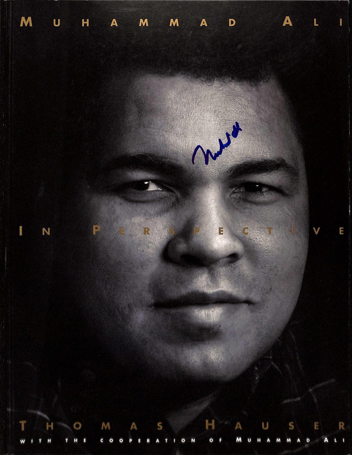 Muhammad Ali Signed "In Perspective" Book Beckett LOA Auto 100