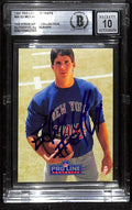 Ed McCaffrey Broncos Signed 1991 Pro Line Portraits Card Beckett Auto 100