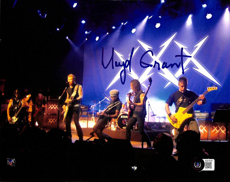 Lloyd Grant Guitarist Signed Metallica 8x10 Photo Beckett0