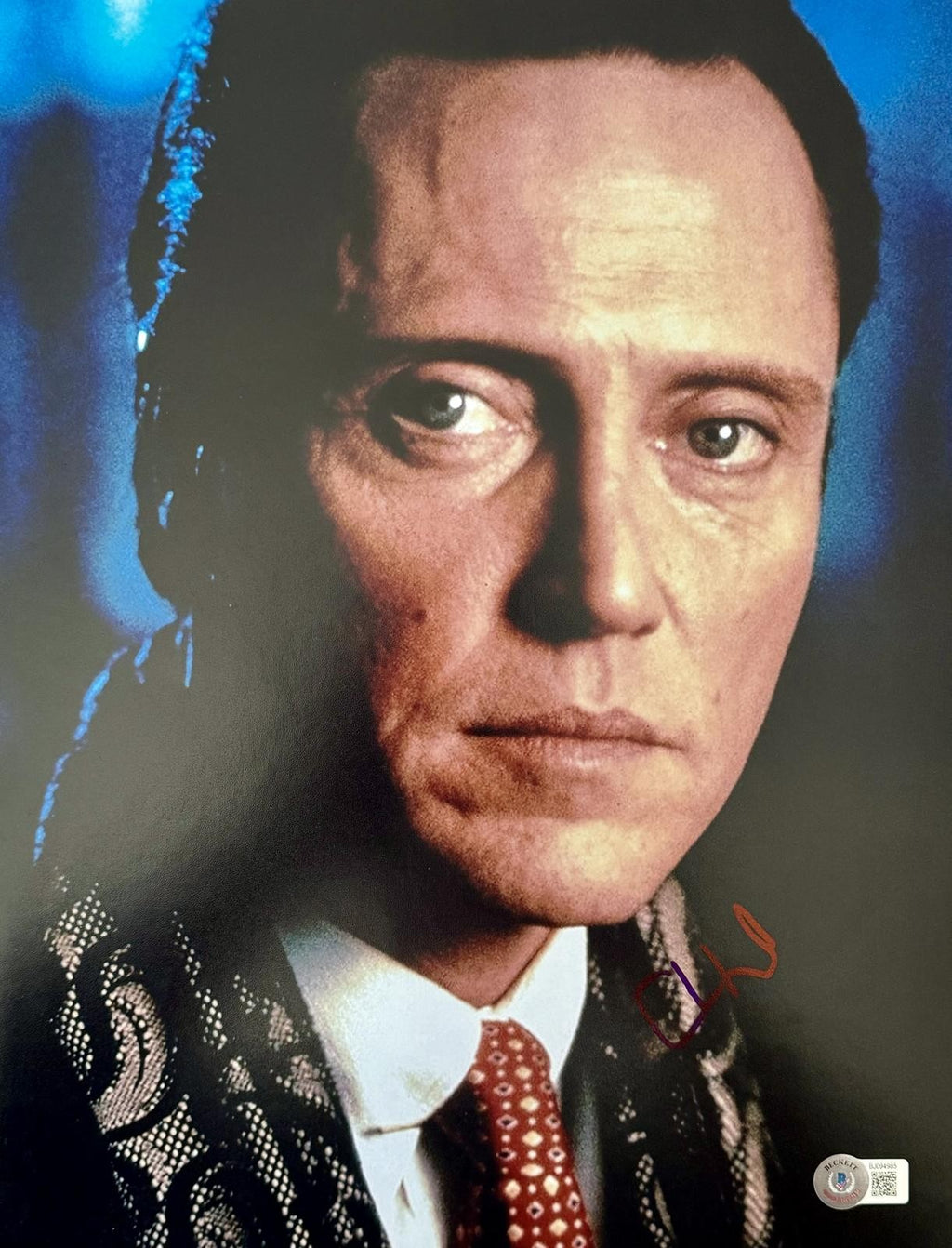 Christopher Walken True Romance Signed 8x10 Photograph BECKETT0
