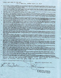 Eva Gabor Signed Spelling Television Contract Beckett Authenticated0