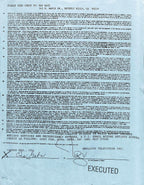 Eva Gabor Signed Spelling Television Contract Beckett Authenticated0