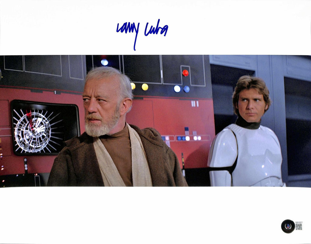 Larry Cuba Signed Star Wars ILM Computer Graphics 11x14 Photo Beckett0