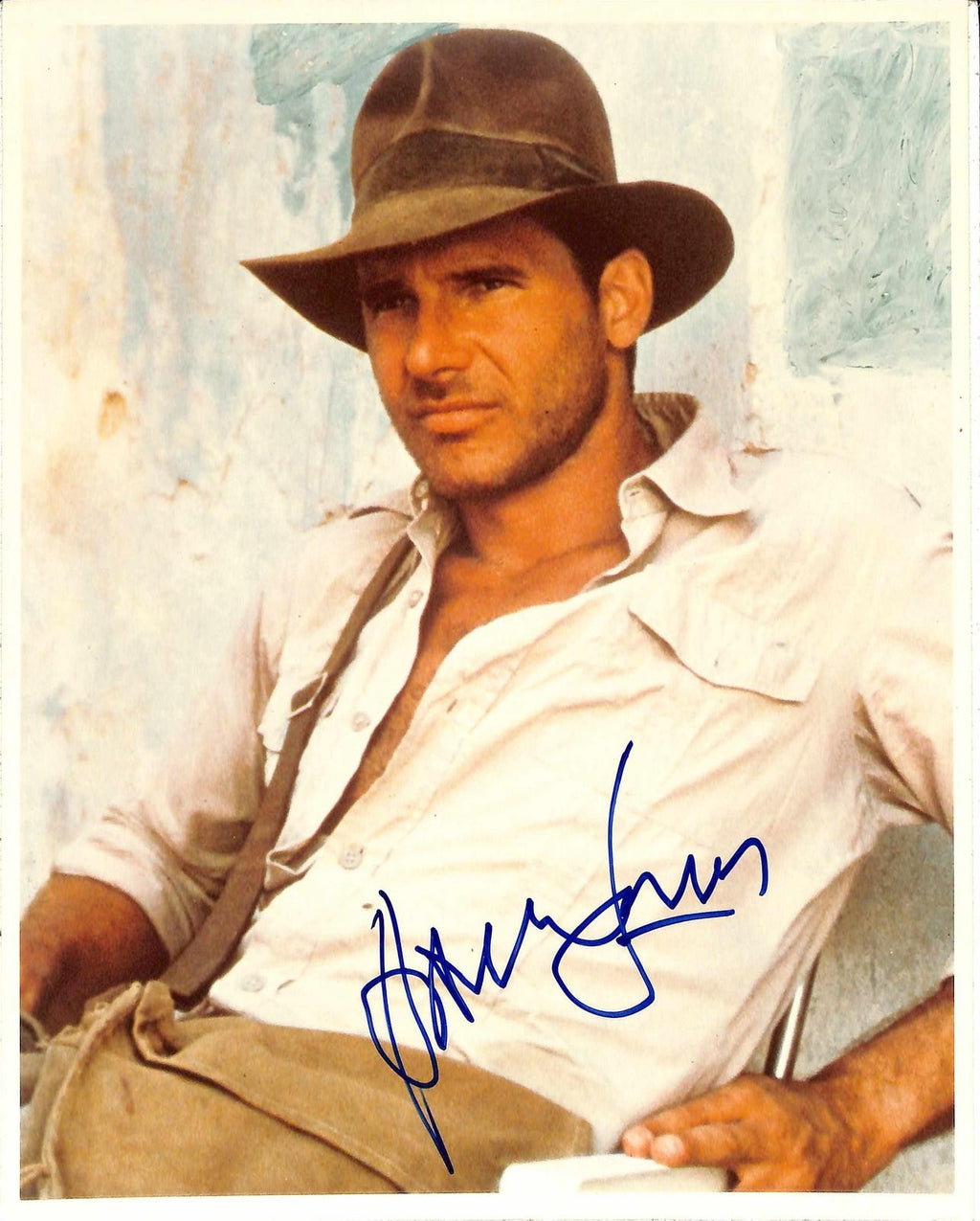 Harrison Ford Signed Indiana Jones Raiders Photo 8x10 Beckett0