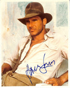 Harrison Ford Signed Indiana Jones Raiders Photo 8x10 Beckett0