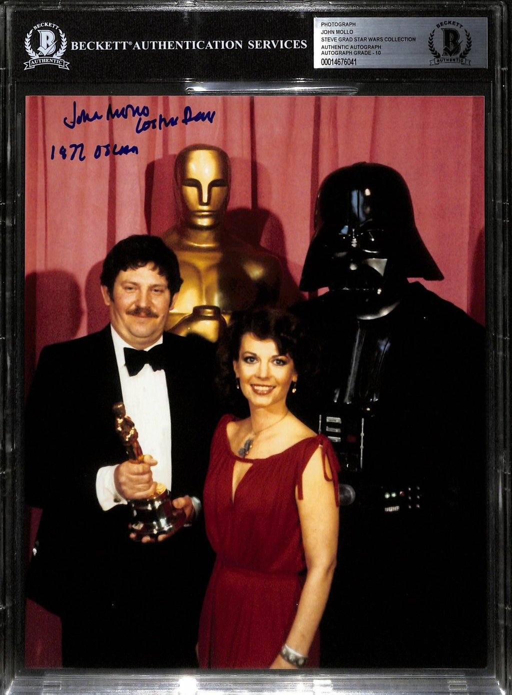 John Mollo Signed 8x10 Star Wars Oscar Winner Photo Beckett Auto 100