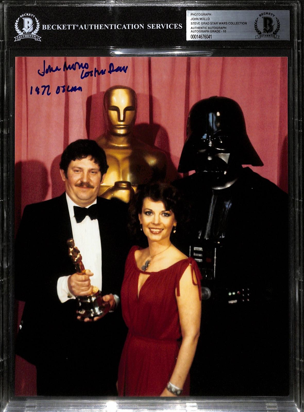John Mollo Signed 8x10 Star Wars Oscar Winner Photo Beckett Auto 100