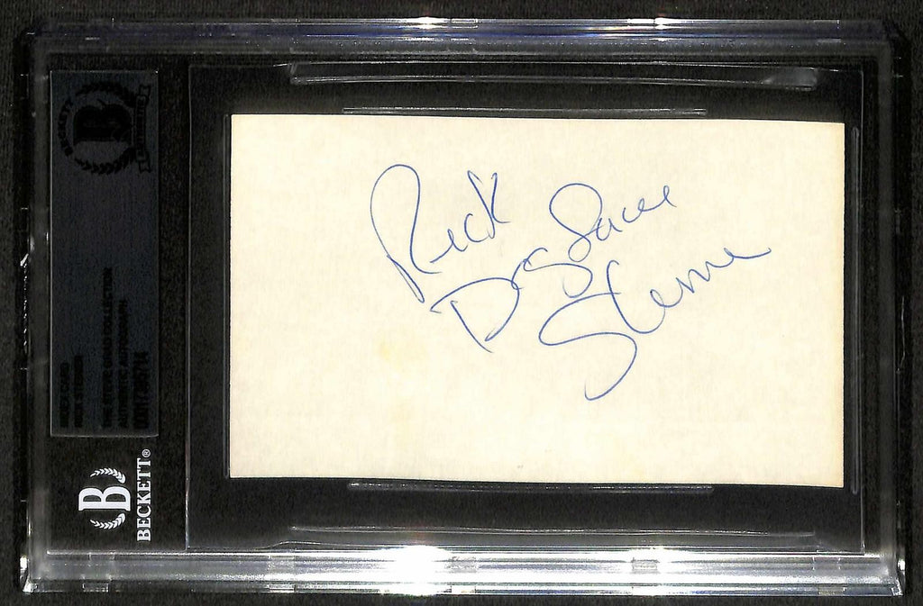 Rick Steiner WWF Legend Signed 3x5 Index Card Beckett Autograph0